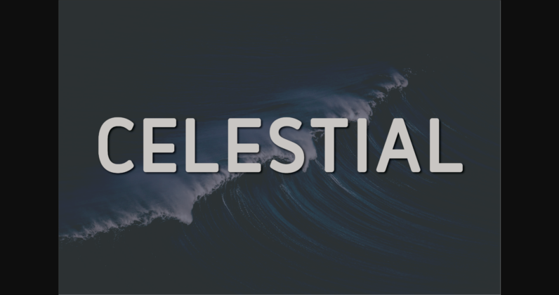 Celestial Font Poster 3