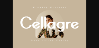 Cellagre Font Poster 1