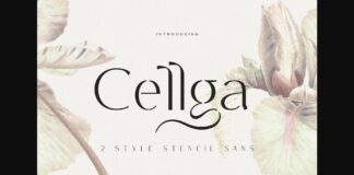 Cellga Font Poster 1