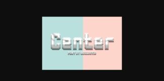 Center Font Poster 1