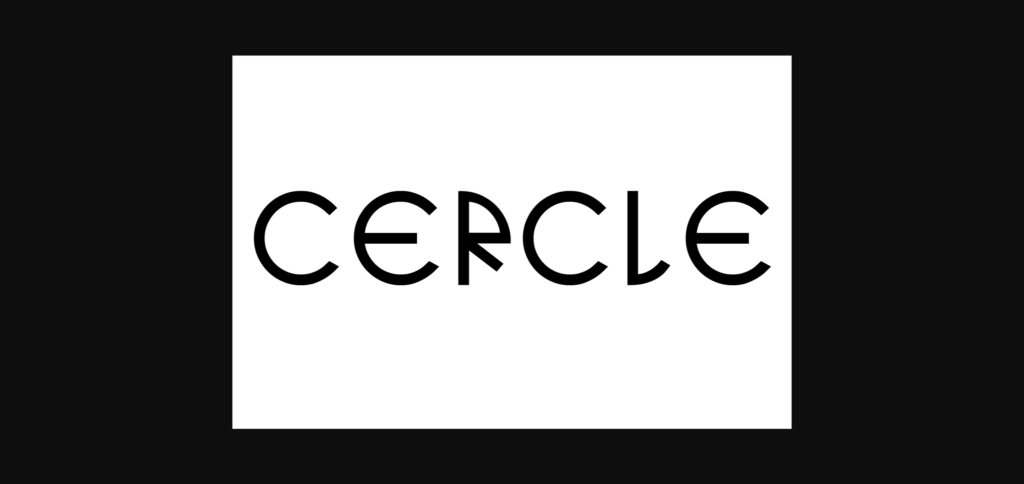 Cercle Font Poster 3