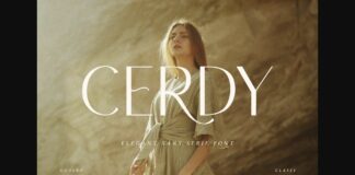 Cerdy Font Poster 1