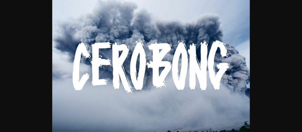 Cerobong Font Poster 1