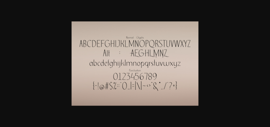 Cesmorel Font Poster 2