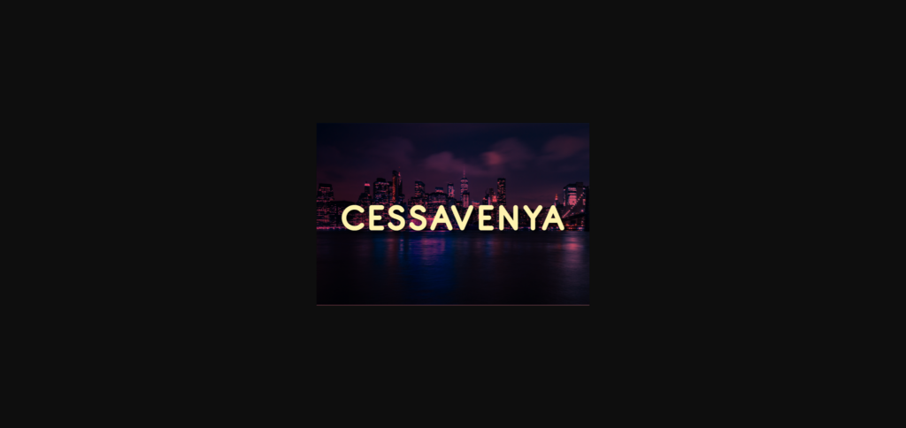 Cessavenya Font Poster 3