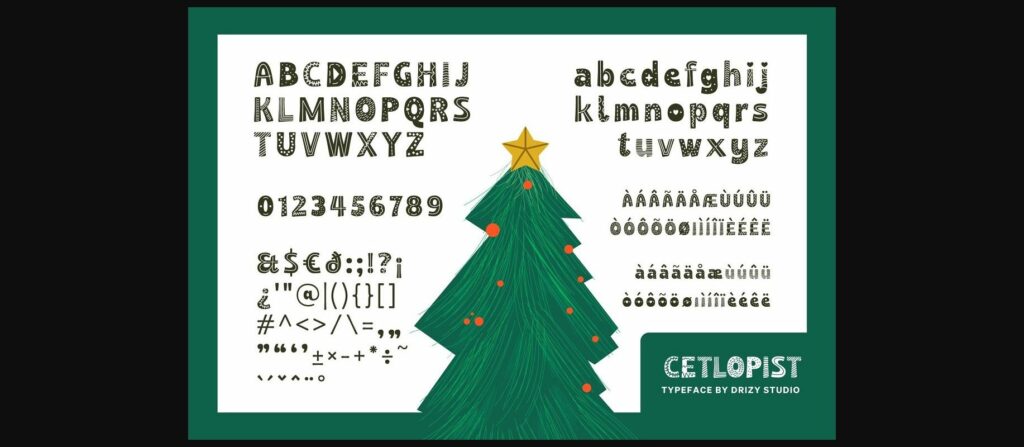 Cetlopist Font Poster 7