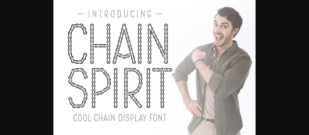 Chain Spirit Font Poster 1