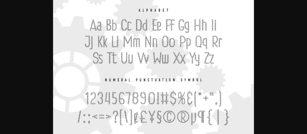 Chain Spirit Font Poster 8