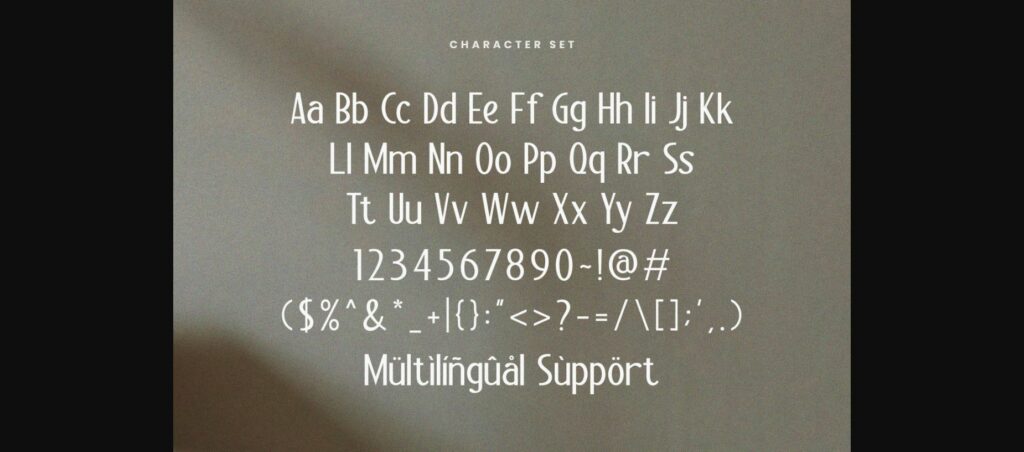 Chaline Font Poster 11