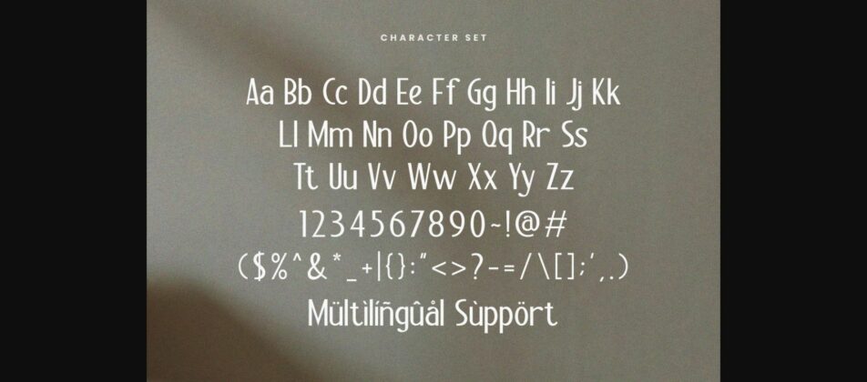 Chaline Font Poster 11