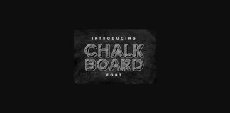 Chalk Board Font Poster 1