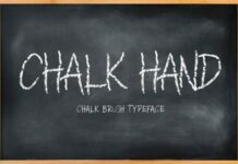 Chalk Hand Fonts