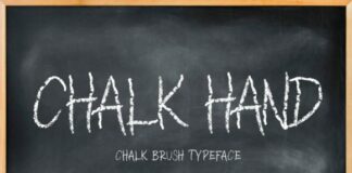 Chalk Hand Fonts