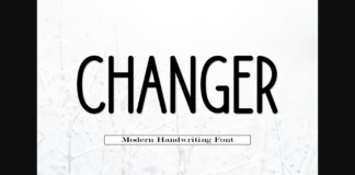 Changer Font Poster 1