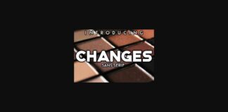 Changes Font Poster 1