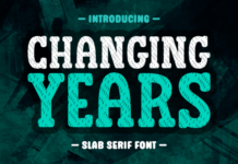 Changing Years Fonts