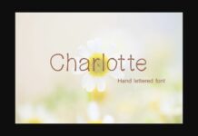 Charlotte Font Poster 1