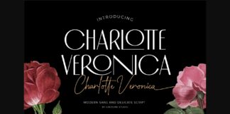 Charlotte Veronica Font Poster 1