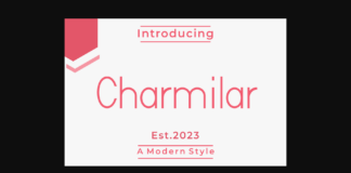 Charmilar Font Poster 1