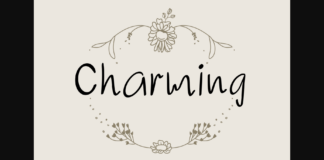 Charming Font Poster 1