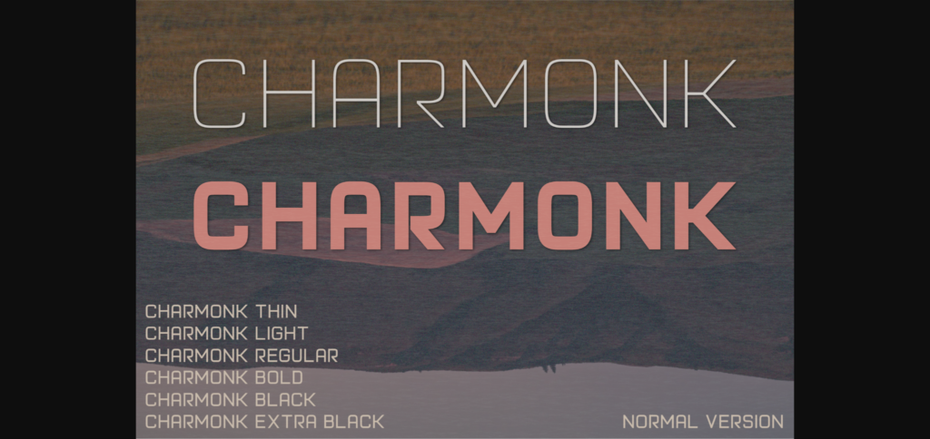 Charmonk Font Poster 3