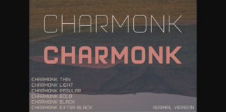 Charmonk Font Poster 1