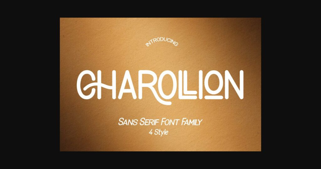 Charollion Font Poster 3