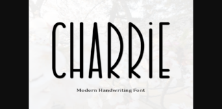 Charrie Font Poster 1