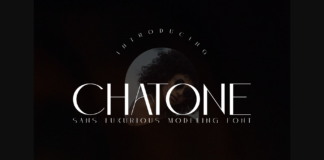 Chatone Font Poster 1