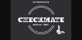 Checkmate Font Poster 1