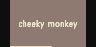 Cheeky Monkey Font Poster 1