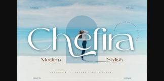 Chefira Font Poster 1