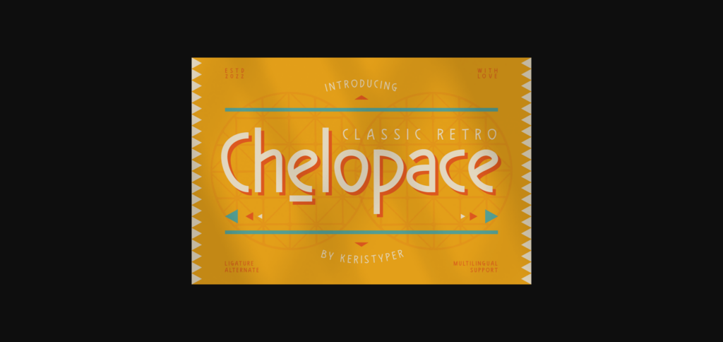 Chelopace Font Poster 3