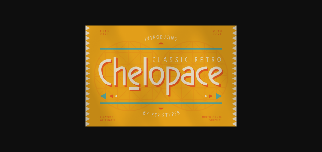 Chelopace Font Poster 1