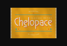 Chelopace Font Poster 1