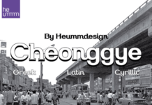 Cheonggye Fonts