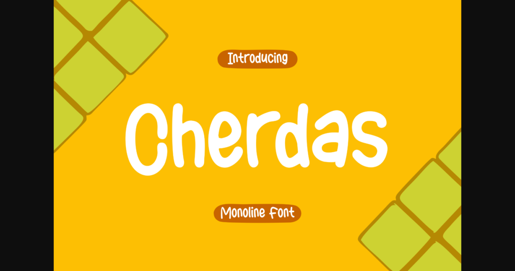 Cherdas Font Poster 3