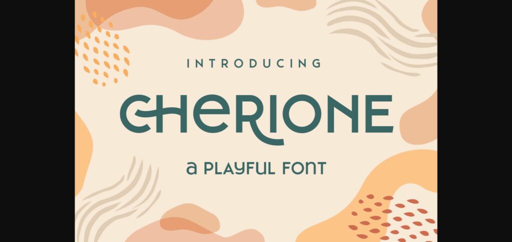 Cherione Font Poster 3