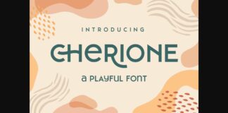 Cherione Font Poster 1