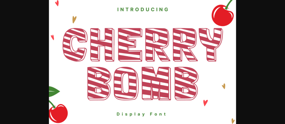 Cherry Bomb Font Poster 1