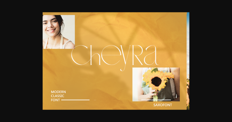 Cheyra Font Poster 3