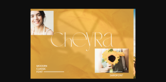 Cheyra Font Poster 1