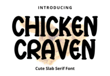 Chicken Craven Font