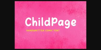 Childpage Font Poster 1