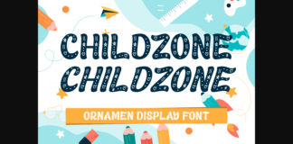 Childzone Font Poster 1