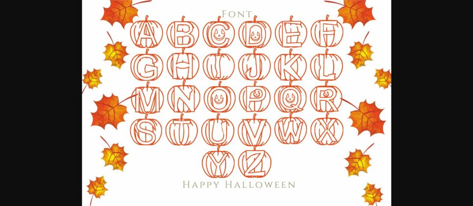 Chili Pumpkin Font Poster 3