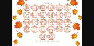 Chili Pumpkin Font Poster 1