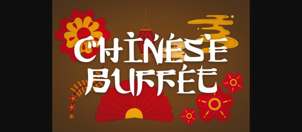 Chinese Buffet Font Poster 3