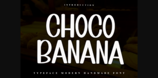 Choco Banana Font Poster 1