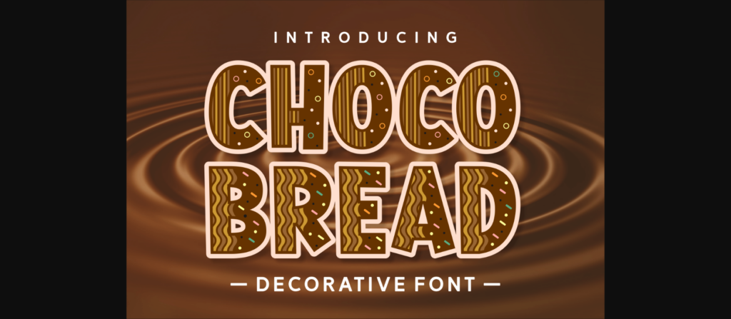 Choco Bread Font Poster 3